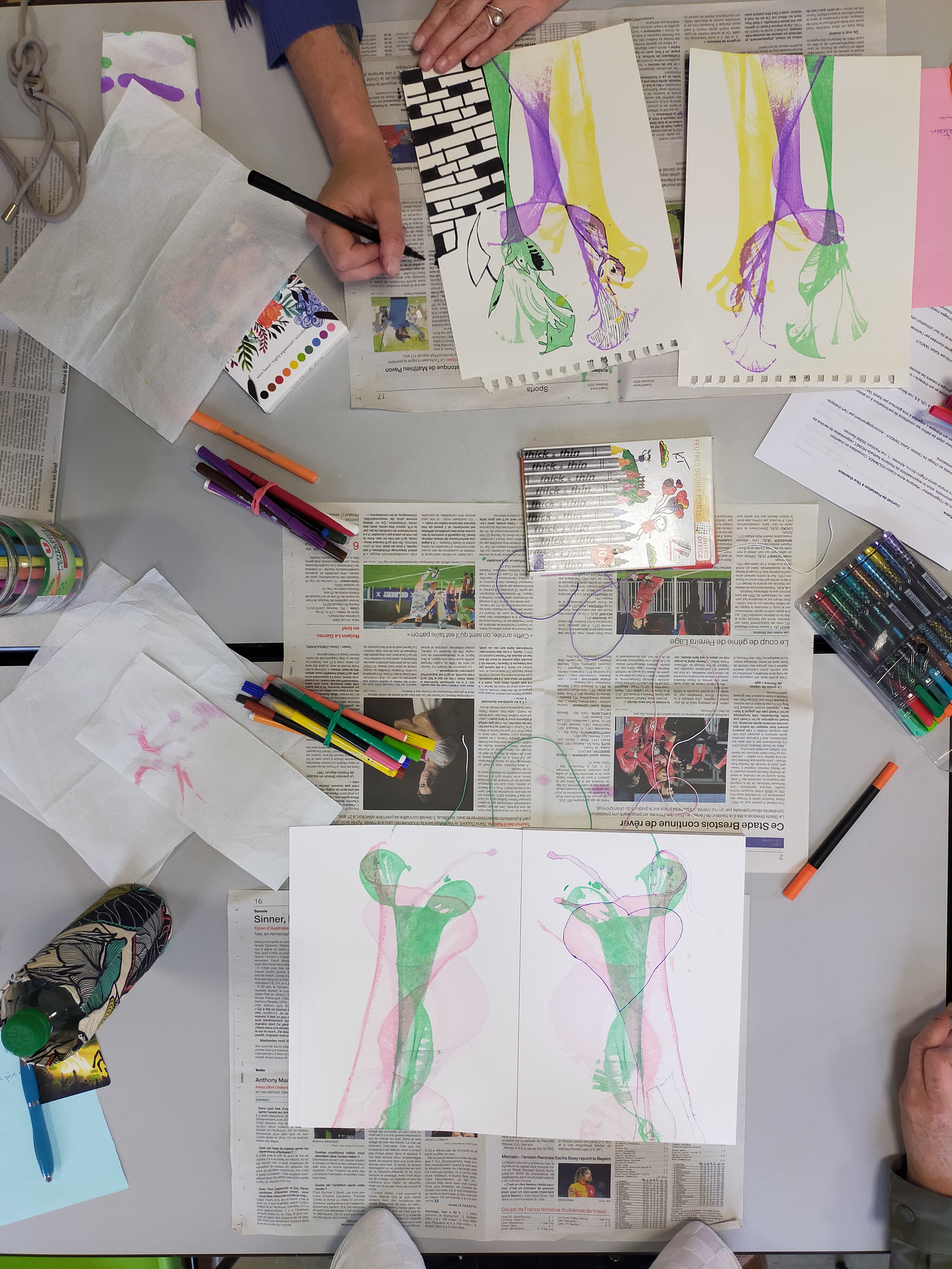 Atelier de groupe en structure