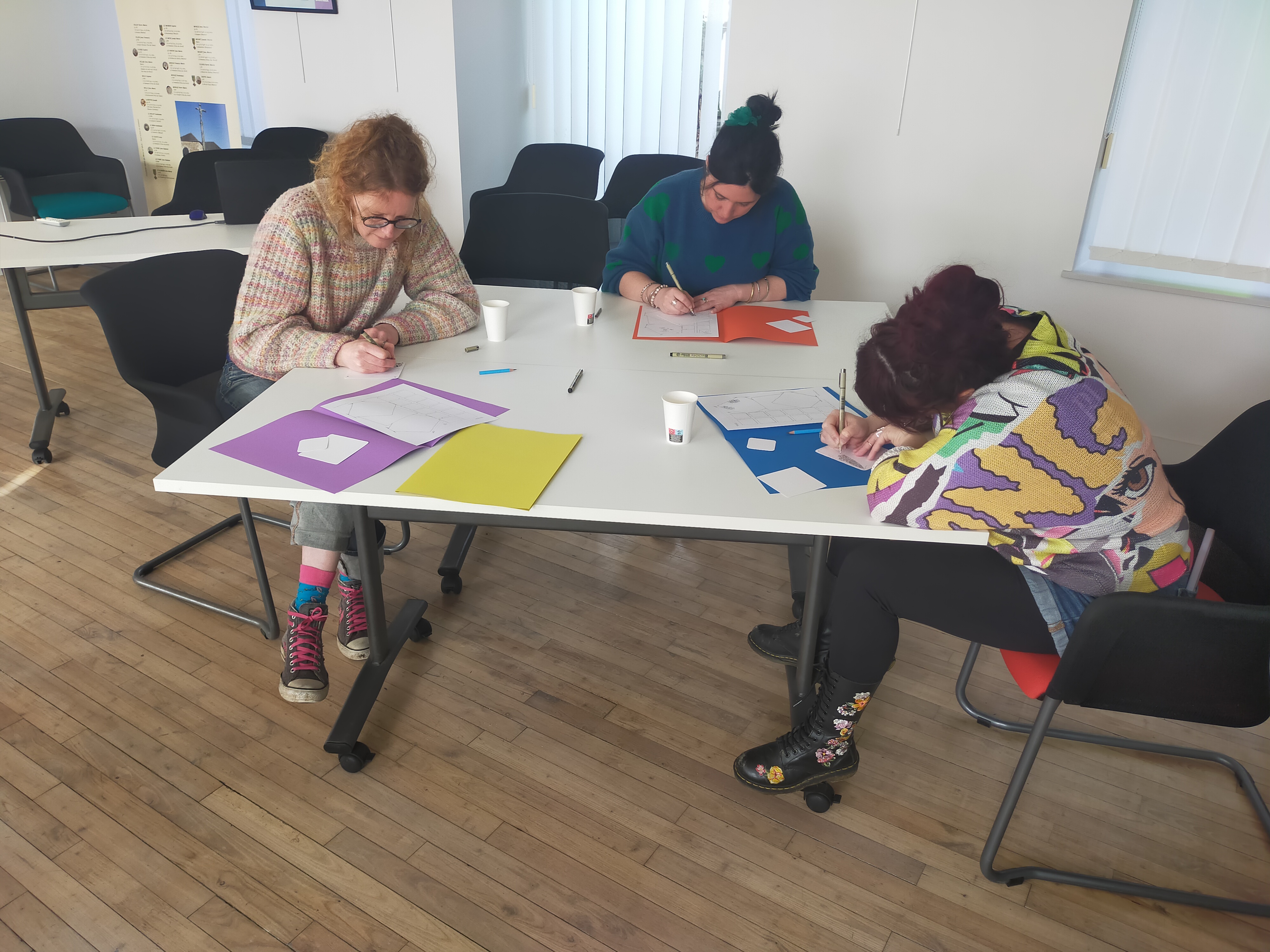 Atelier Art Zentangle® . Partenariat avec le Collectif PopcOrn (lien social, évènementiel,bien-être)